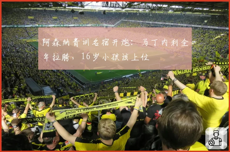 阿森纳青训名宿开炮：马丁内利全年拉胯，16岁小孩该上位